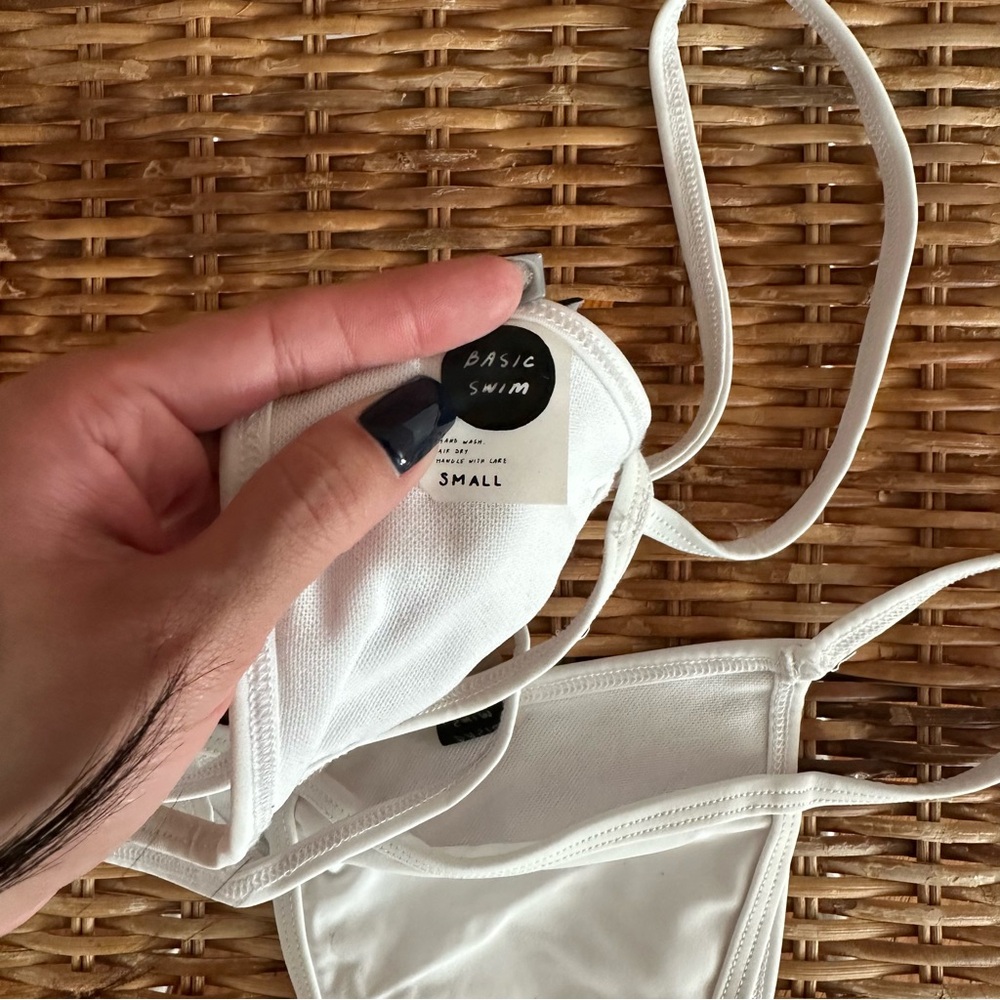 Basic swim white La premiere swimwear - Picture 4 of 4